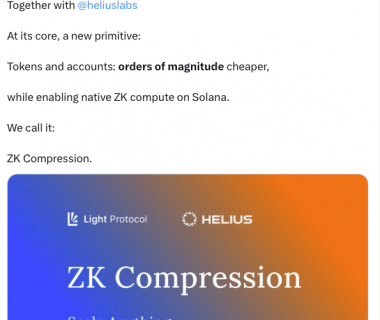 Solana推出ZK Compression，以太坊社区「破防」了？缩略图
