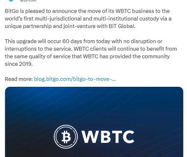 WBTC疑云重重 BitGo作何解释？缩略图